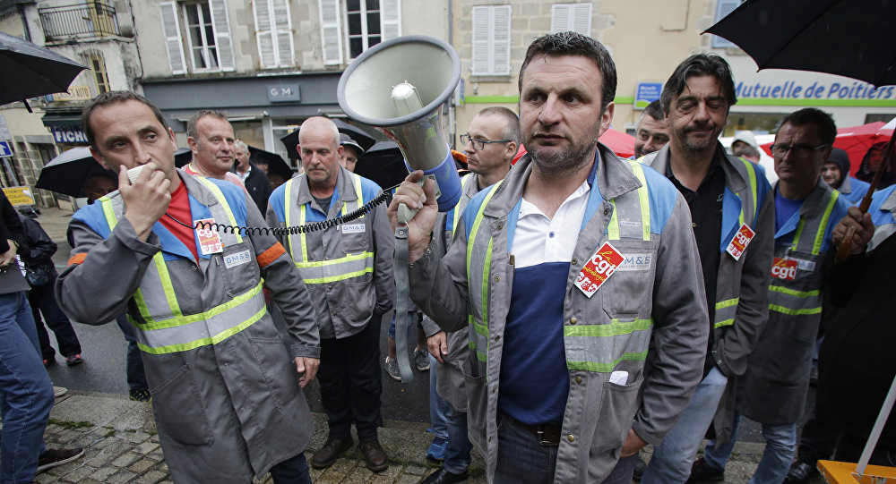 French labour union CGTI opposes Macron’s labour reforms