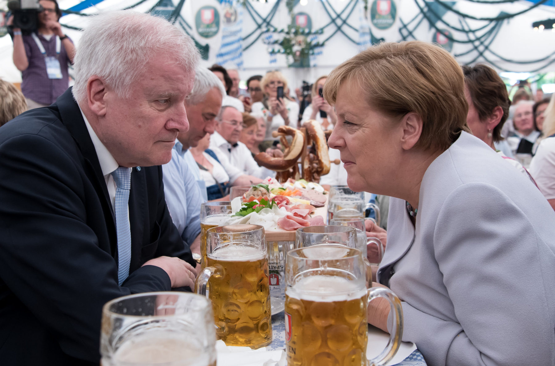 Angela Merkel und Horst Seehofer