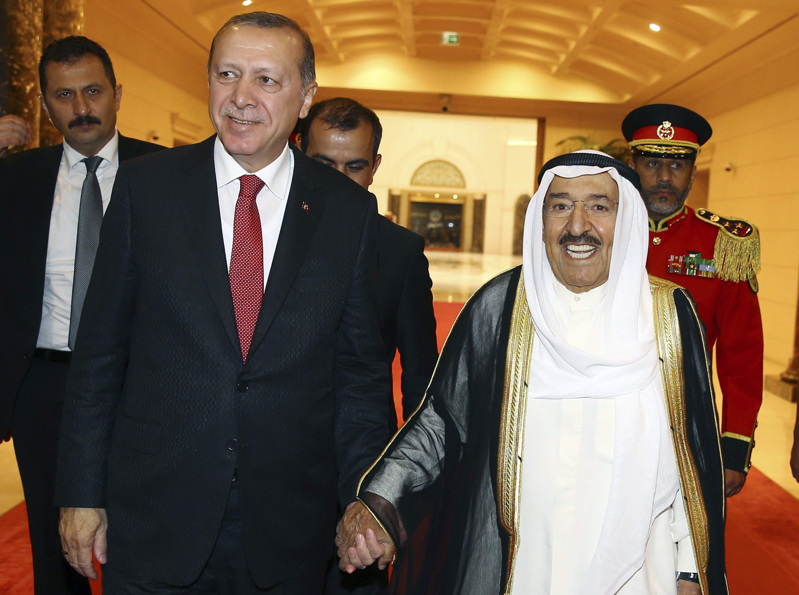 Erdogan king Kuwait