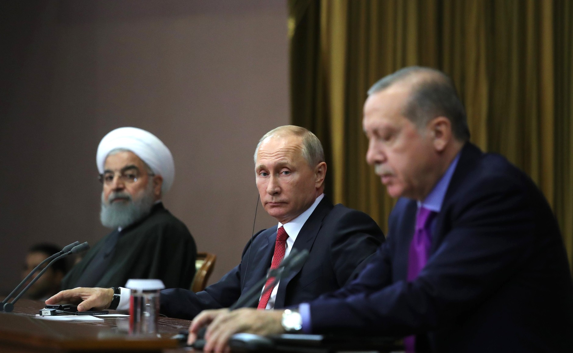 President Rouhani, President Putin and President Erdogan / Idlib