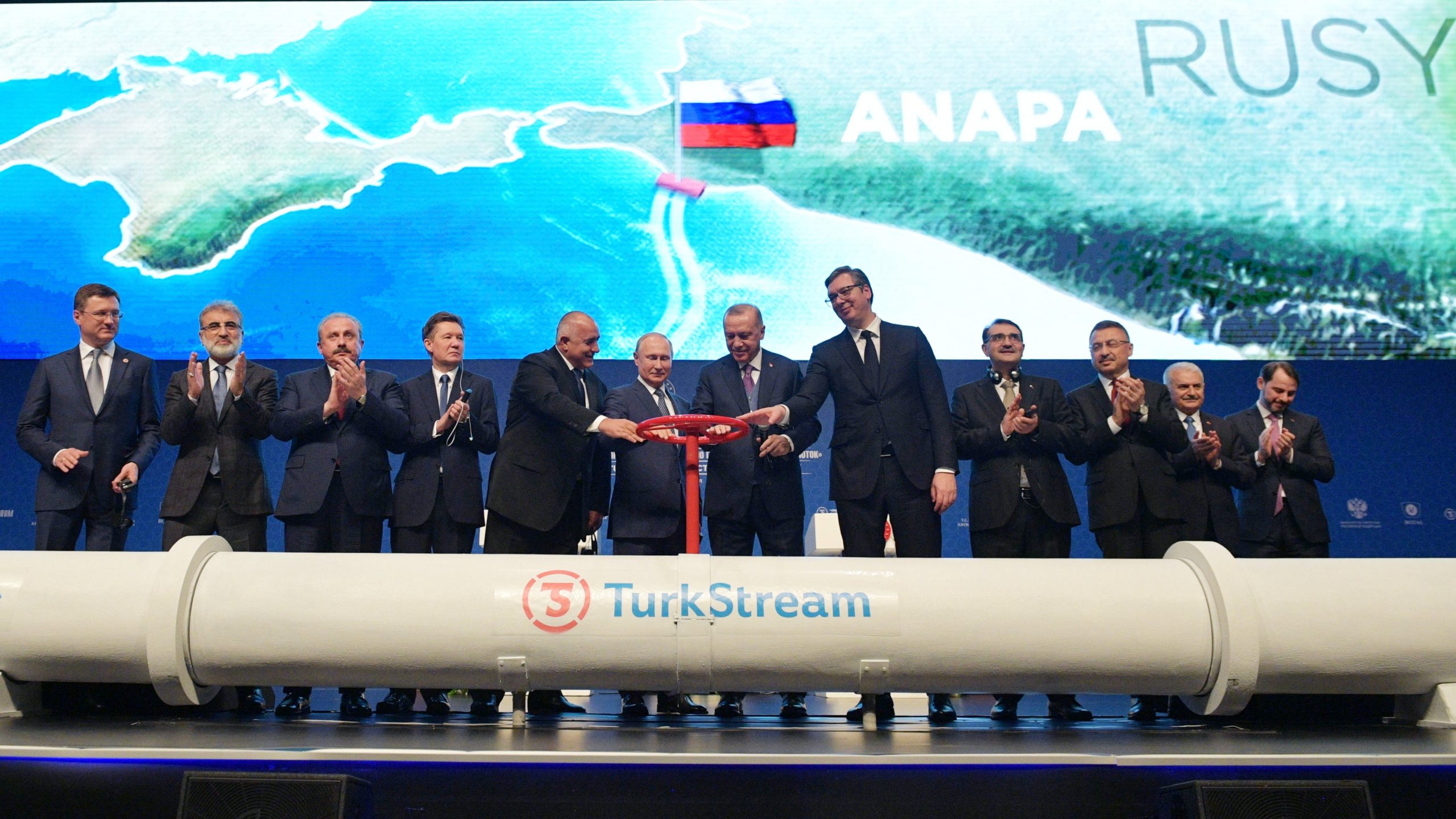 The Turk-Stream pipeline will halt gas flows from Russia for a week starting from today.