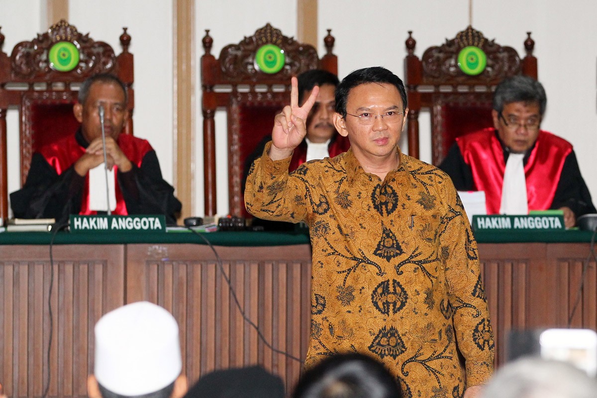 Former governor in the dock: Ahok learns his fate