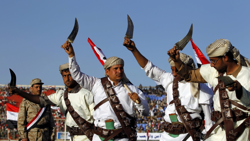 Houthi loyalists show support in Yemen