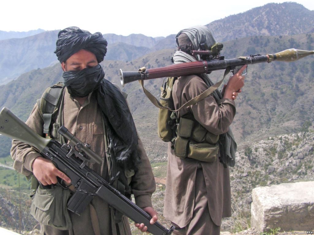 Pakistani Taliban near the Swat Valley
