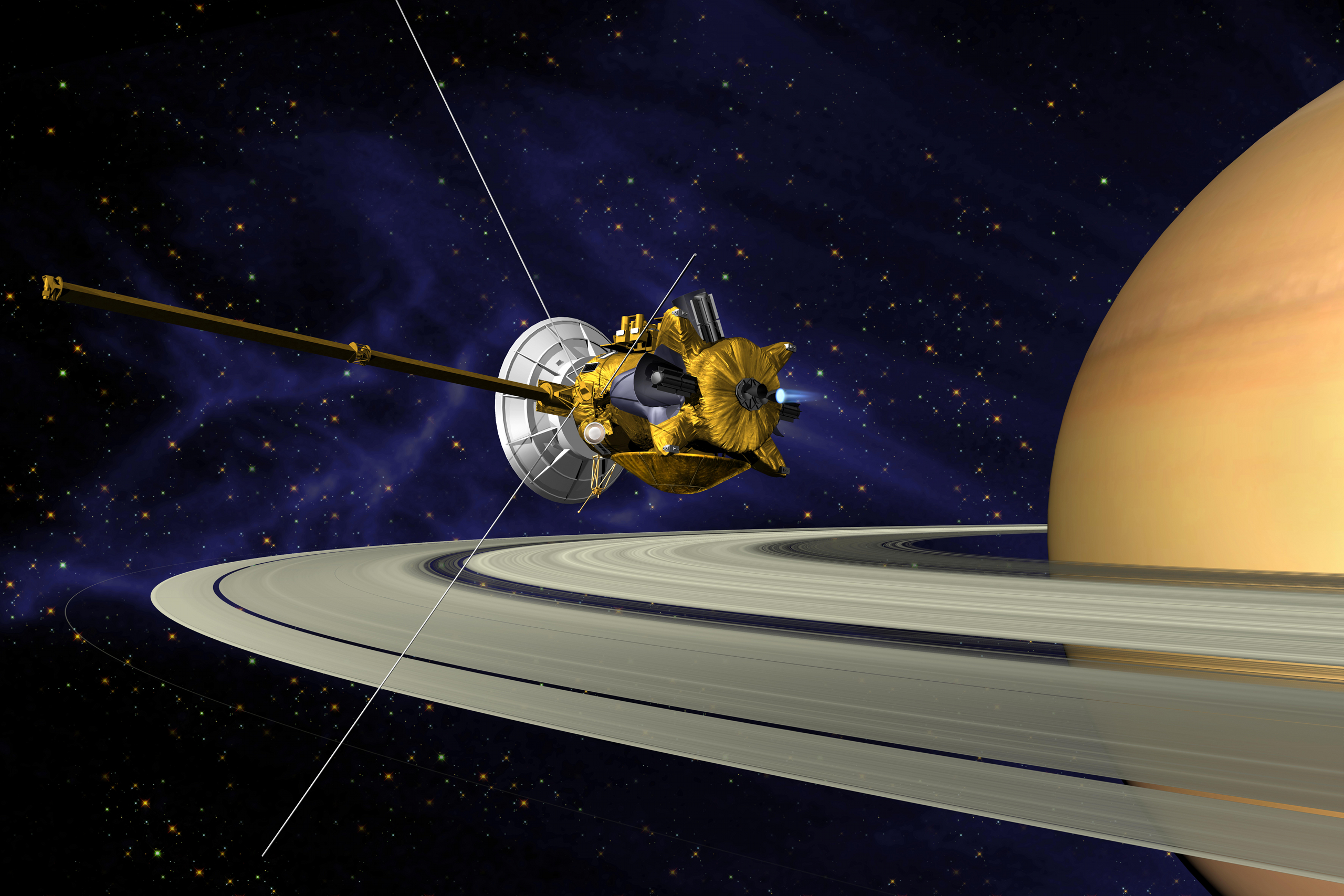 The Cassini probe will descend into Saturn today ending a 20 year mission