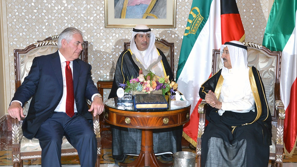 US top diplomat Tillerson in Kuwait