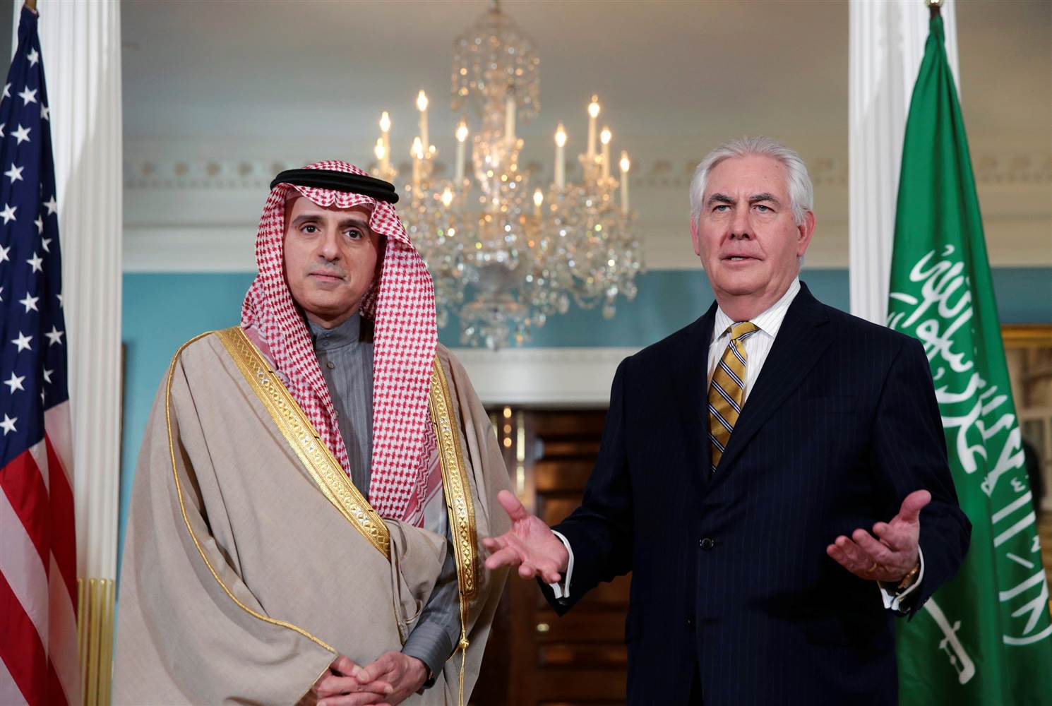 In Saudi Arabia, Rex Tillerson looks to claw back US influence in Iraq