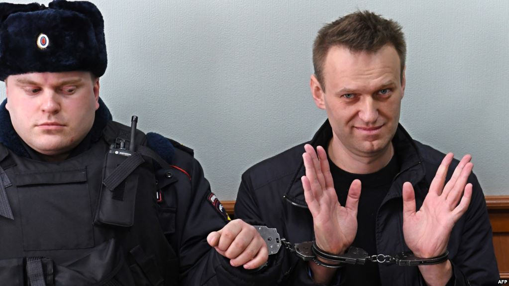 Russian opposition figure Alexei Navalny arrested