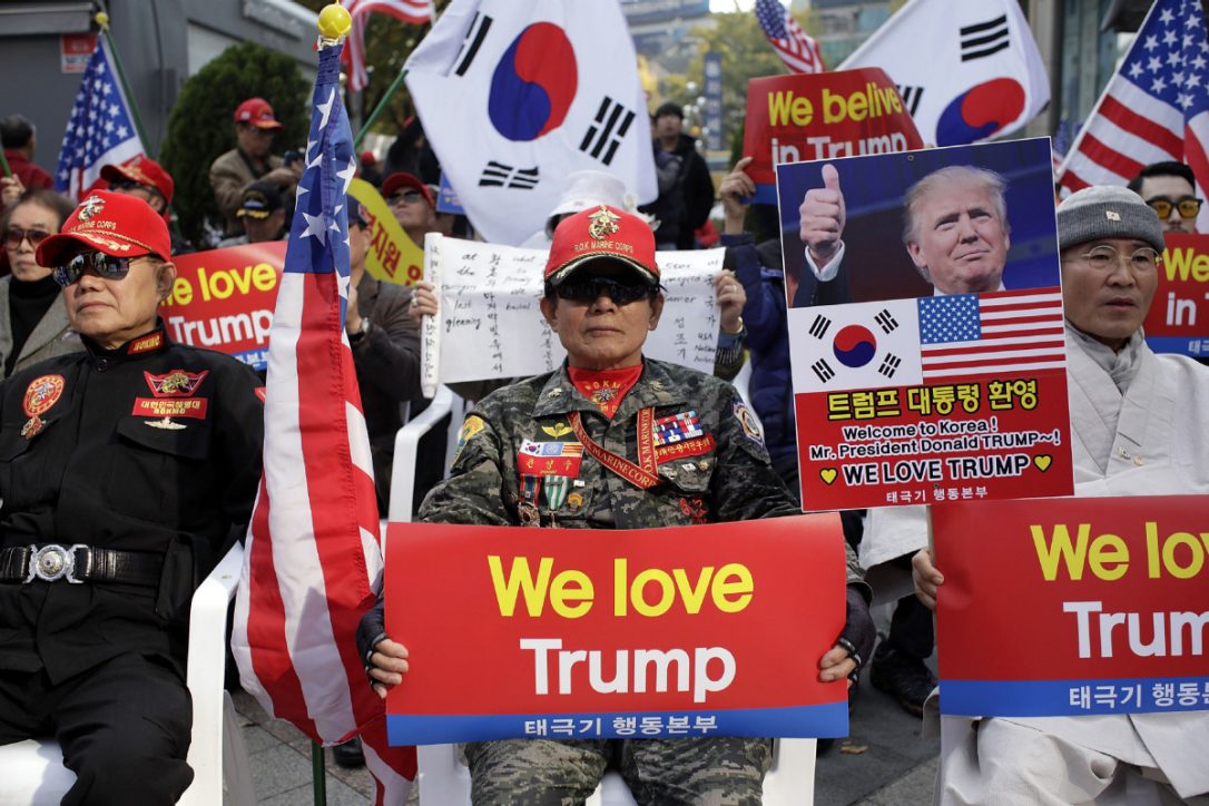 Trump in South Korea