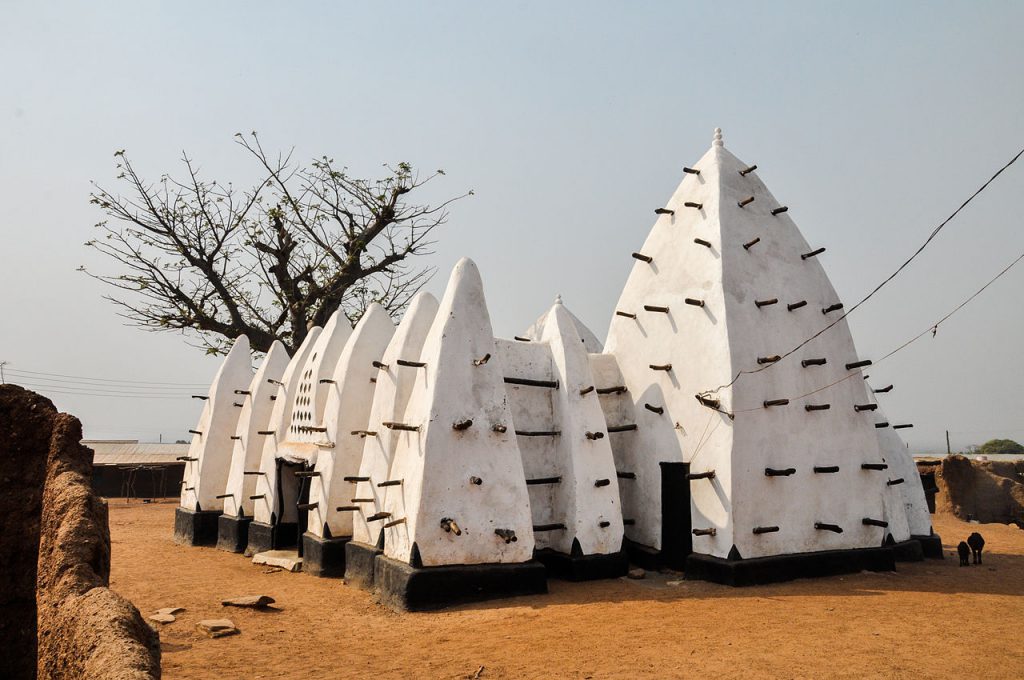 Larabanga Mosque - one of the oldest mosque in sub sahara built in 14th century / Ghana