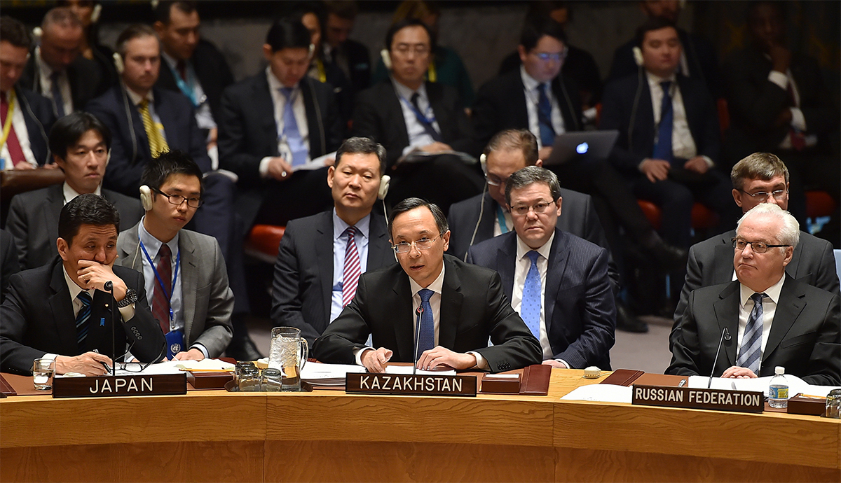 Kazakhstan chair UN Security Council