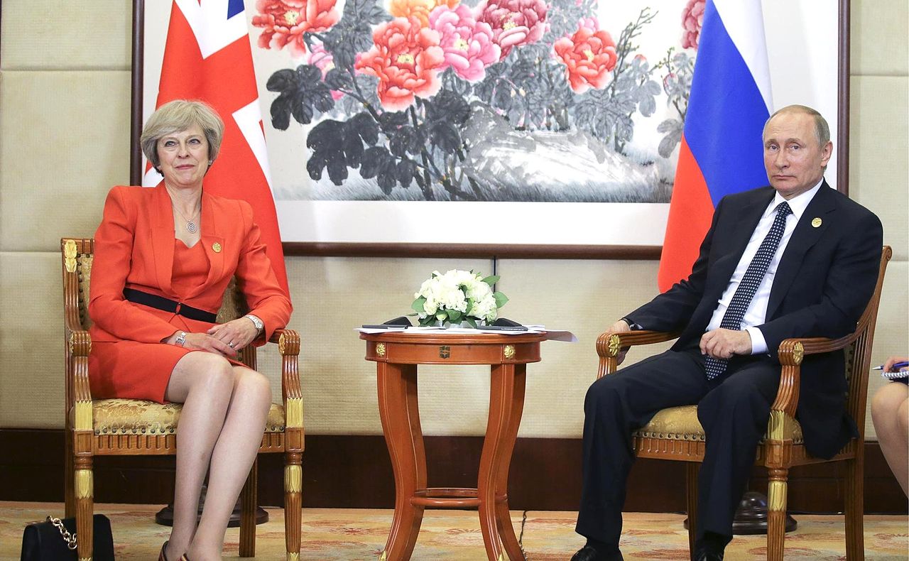 President Vladimir Putin meets with British Prime Minister Teresa May, September 2016