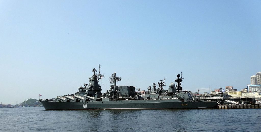 Ship of the Russian Pacific Fleet, Vadivostock, Russia / Australia-Russia relations