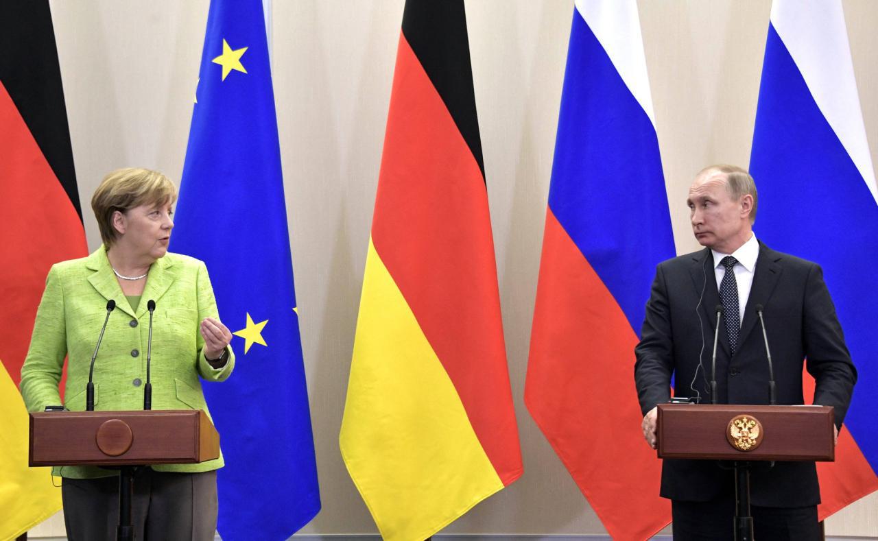 putin merkel