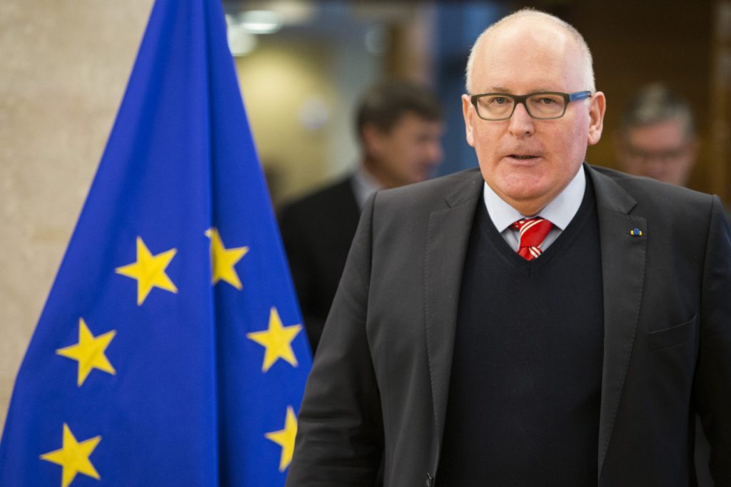 Timmermans said Poland has depicted him as a 'lone madman' / Poland judicial reform