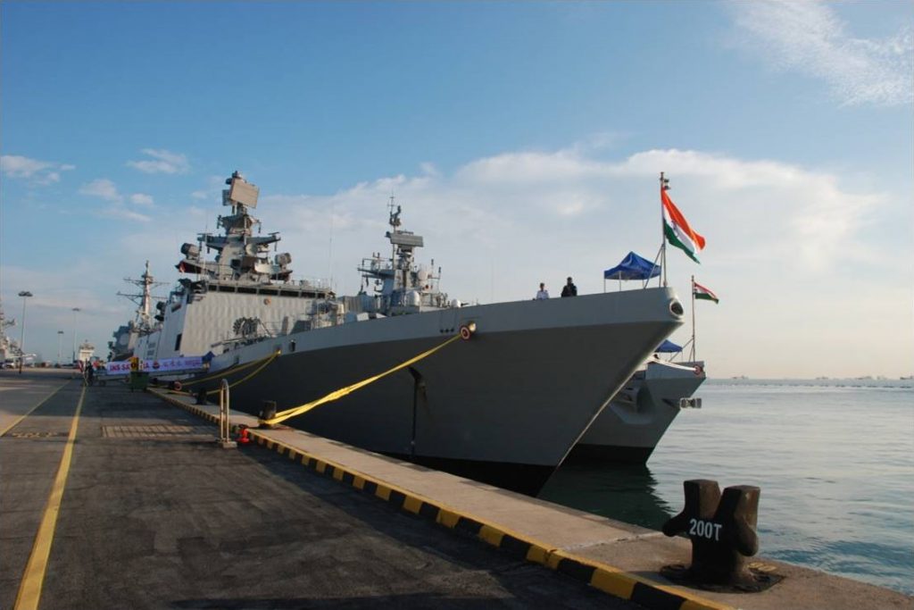 The Indian Navy’s Eastern Fleet under the command of Rear Admiral Ajendra Bahadur Singh, VSM, Flag Officer Commanding Eastern Fleet, made an operational deployment to the South Indian Ocean and South China Sea. / fishing militia