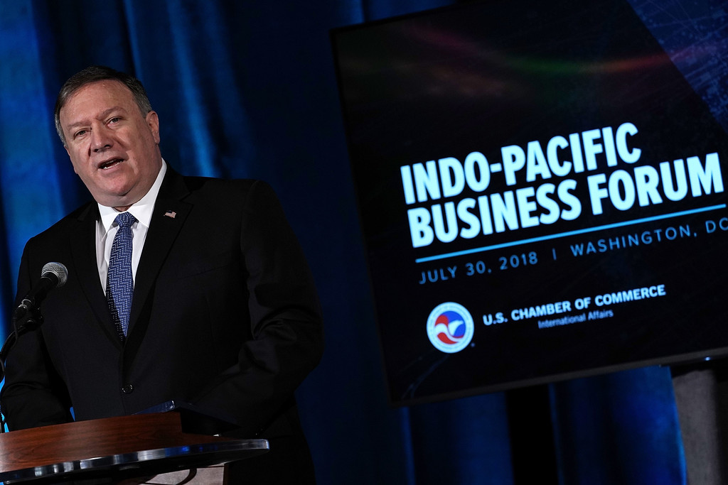 Mike Pompeo malaysia indo-pacific