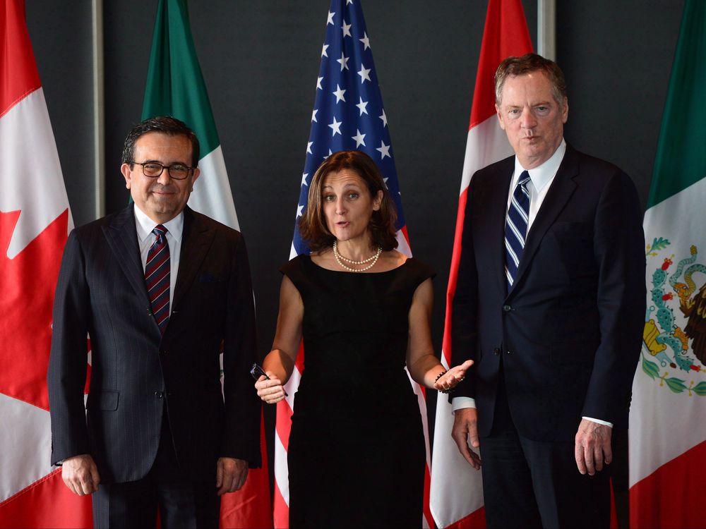 Chrystia Freeland Ildefonso Guajardo Villarreal Robert E. Lighthizer