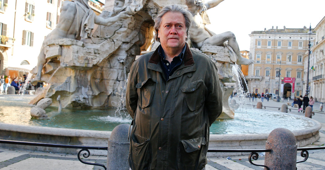 steve bannon italy rome