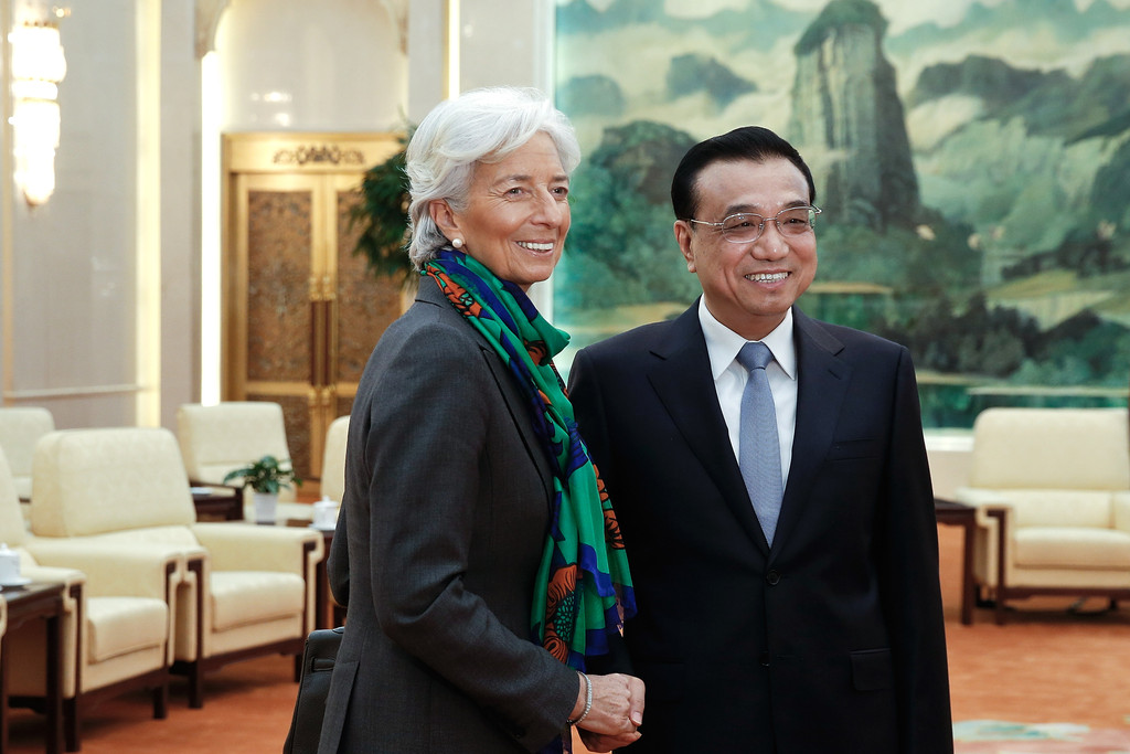 Christine Lagarde and Li Keqiang