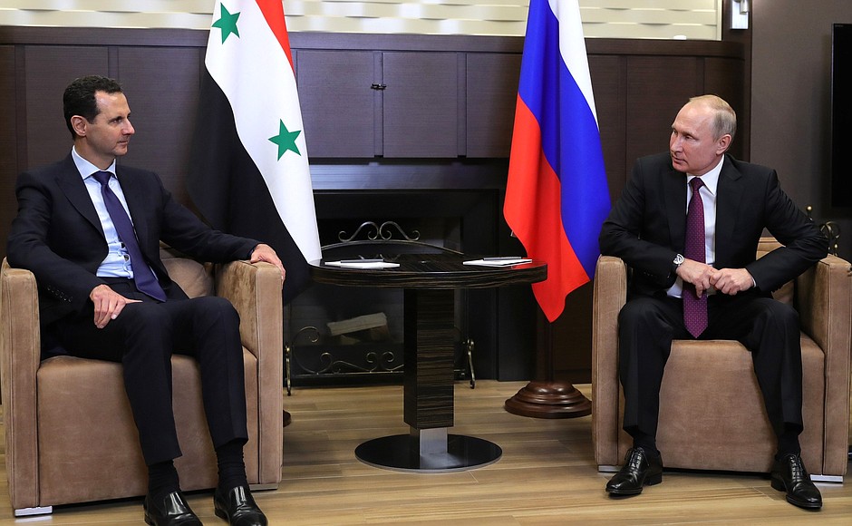 With President of Syria Bashar al-Assad. / turkish offensive