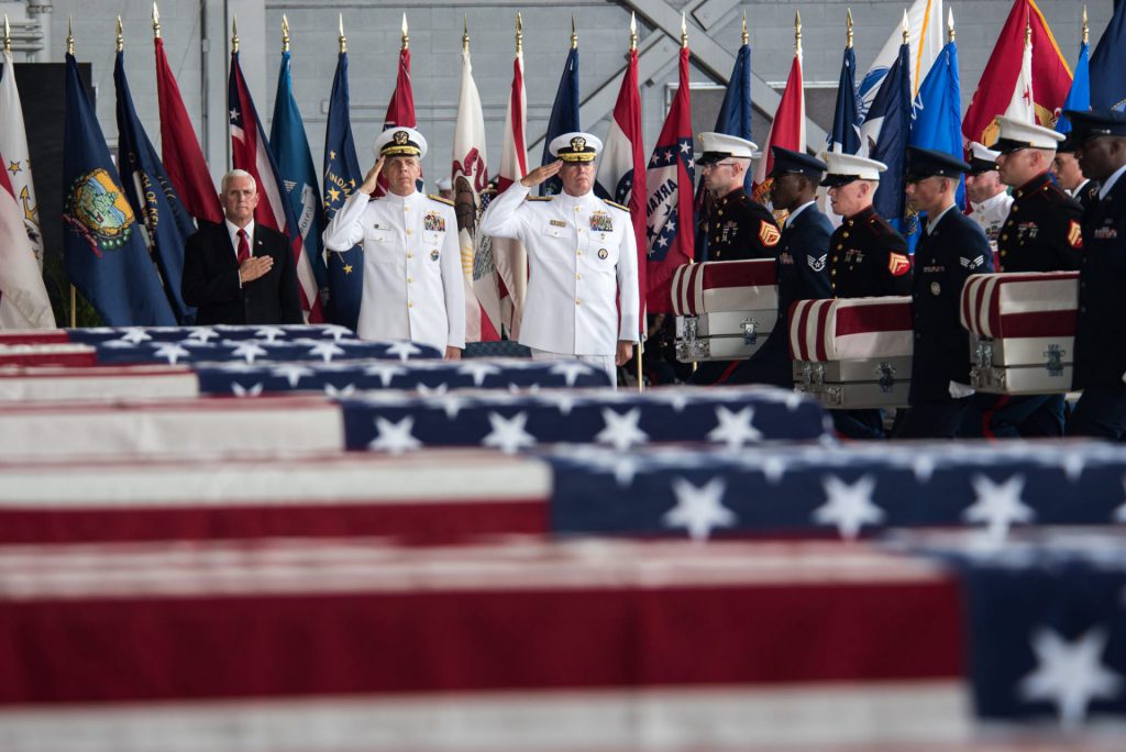 remains of American service members lost in the Korean War / Da Nang summit