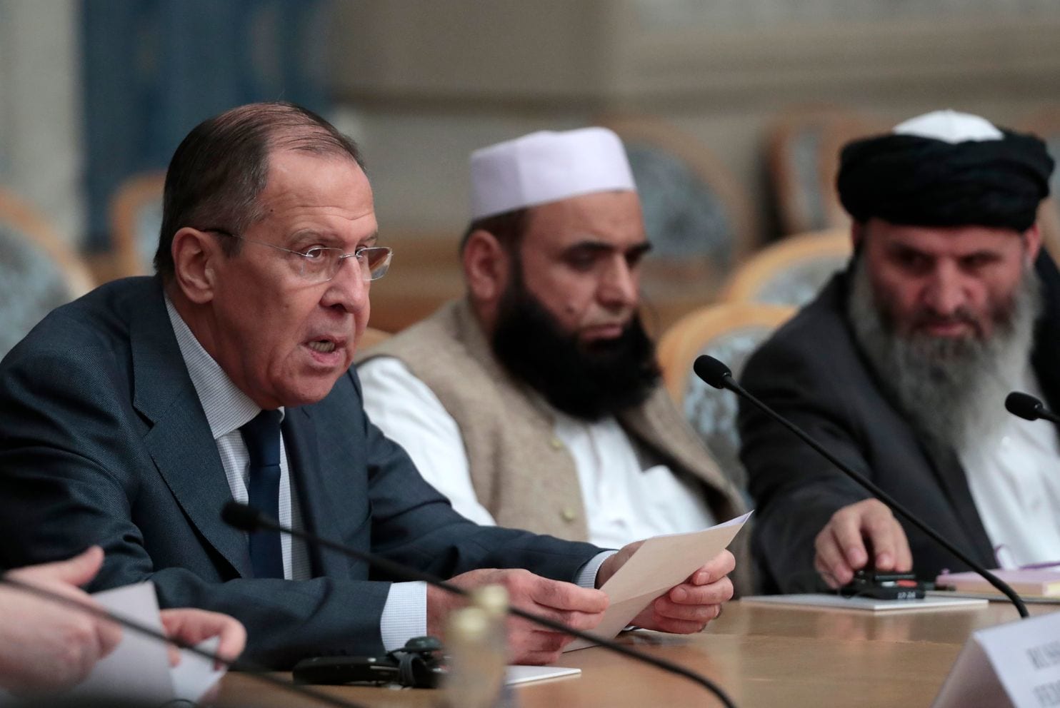 taliban afghan russia peace talks