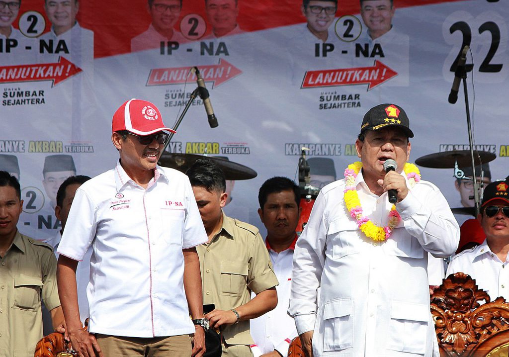 Kampanye Irwan Prayitno bersama Prabowo / Indonesian election