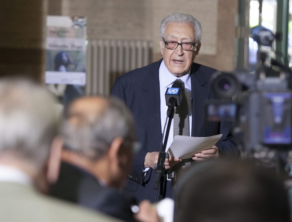 Lakhdar Brahimi, United Nations and Arab League Special Envoy for Syria / Algeria protests