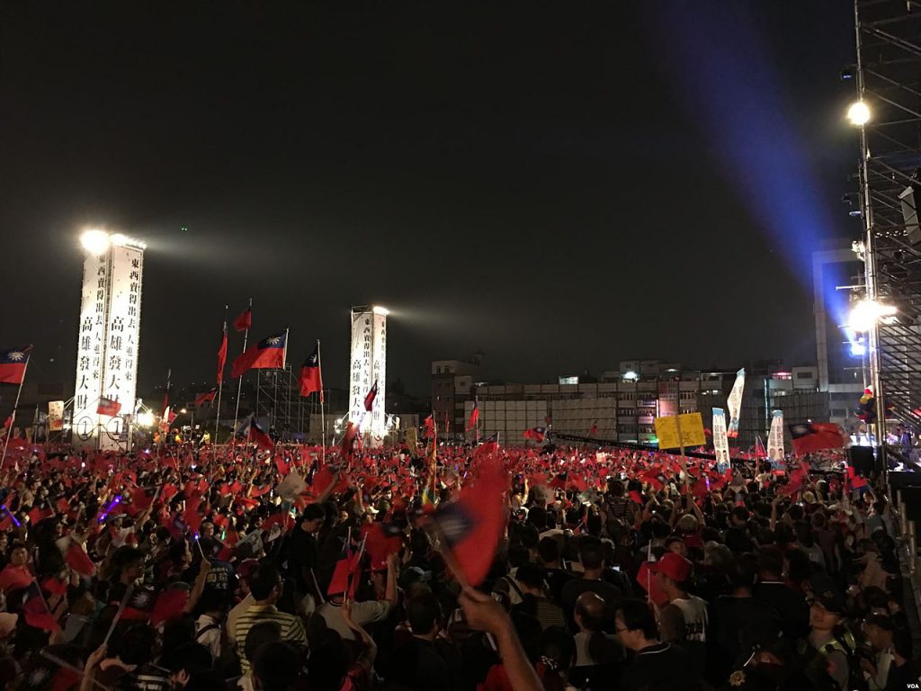The campaign rally of Han Kuo yu in Fengshan Kaohsiung / Taiwan's 2020 election