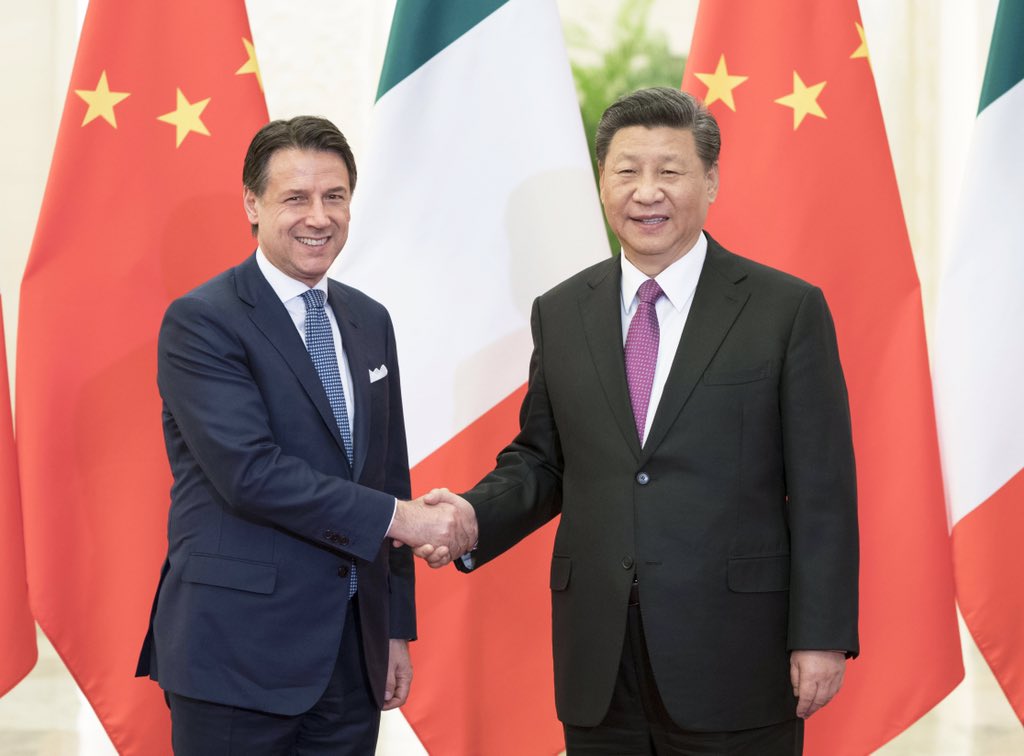 I am very satisfied with the strengthening of economic and commercial relations between Italy and the Chinese Republic and, personally, with the friendship that is being consolidated with President Xi Jinping. / Italy-China MoU
