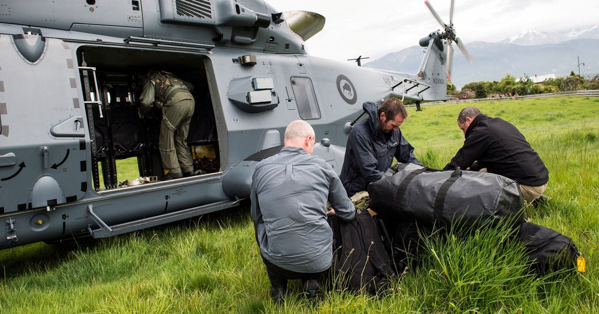 New Zealand earthquake rescue