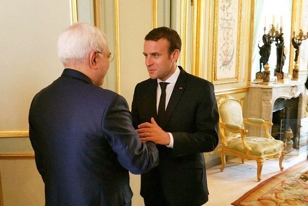 zarif macron zarif macron