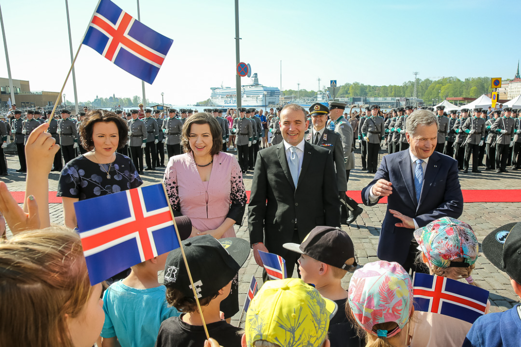 Sauli Niinisto Iceland